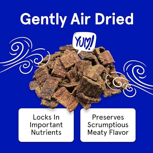 Real Meat Dog Treats - Two 12oz Bag of Bite-Sized Air-Dried Lamb Jerky for Dogs - Grain-Free Jerky Dog Treat Made up of 95% Free-Range, Grass Fed Lamb - All-Natural High Protein Dog Treat