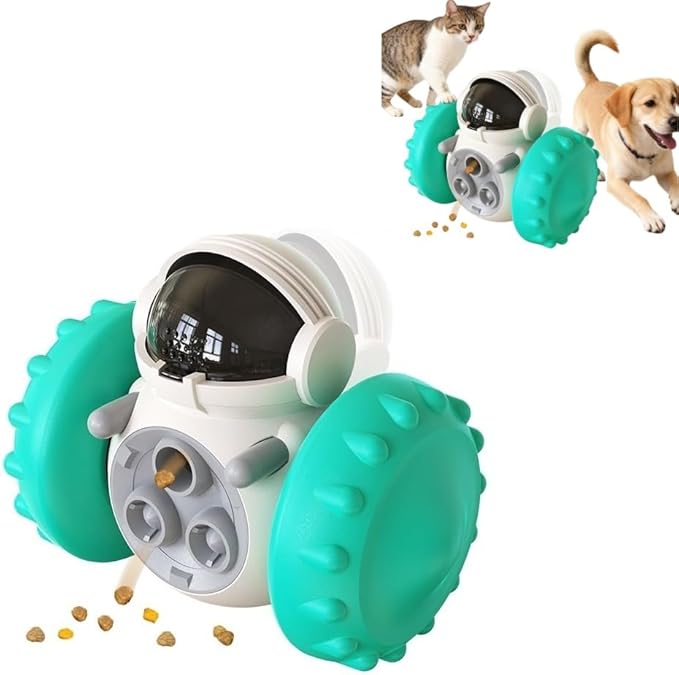 Interactive Dog Toys for Small, Medium, Large Dogs - Dog Enrichment Toys, Treat Dispenser for Slow Feeder, Mental Stimulation Toys to Keep Them Busy (Blue)