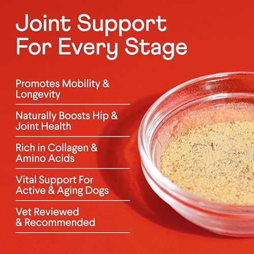 Finn Bone Broth Plus for Dogs - Collagen Joint & Mobility Topper - 8 oz