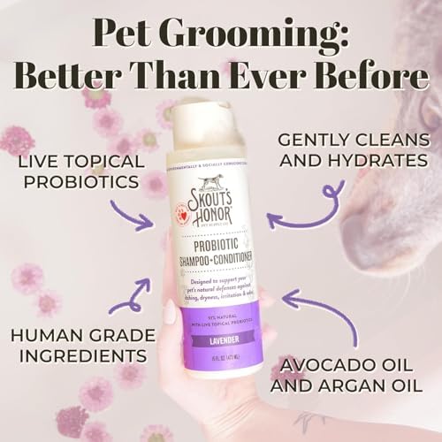 SKOUT'S HONOR Probiotic Grooming Essentials Bundle - Lavender