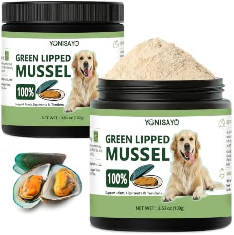 2 Pack Pure Green Lipped Mussels for Dogs and Cats