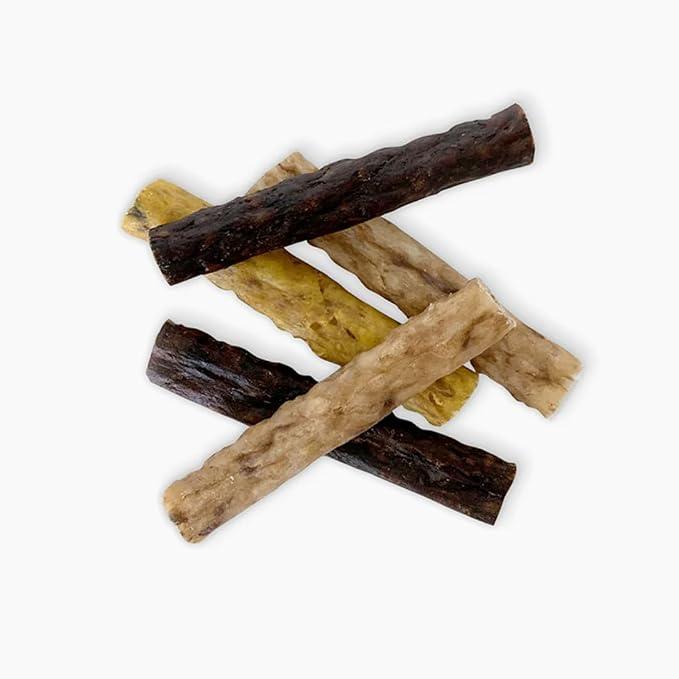 Ruff Greens Ruff Chews Variety Pack – 10 Count | Natural Digestible Rawhide Dog Treats with Vitamins, Minerals, Probiotics & Omega Oils | Dental Treats to Clean Teeth & Support Gut & Immune Health