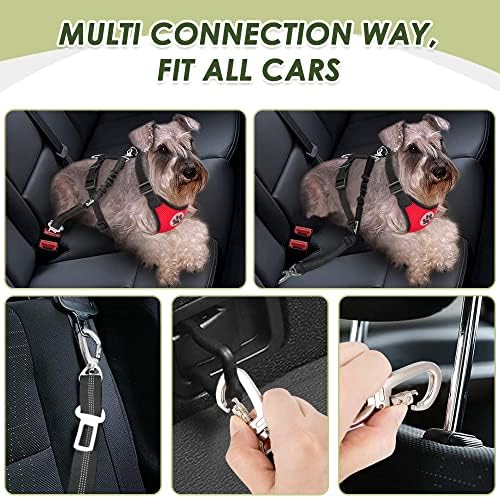 SlowTon Dog Car Seat Belt Harness - R, S