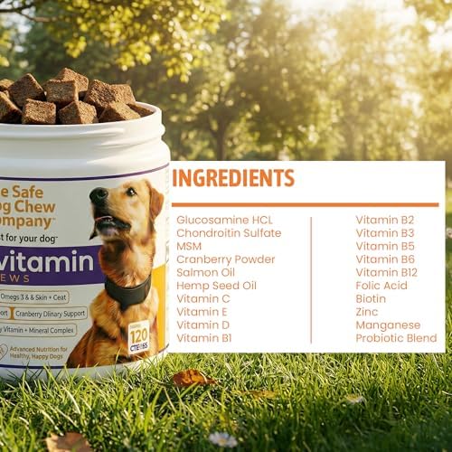 The Safest Dog Multivitamin Soft Chews Chicken Flavor 120 Count