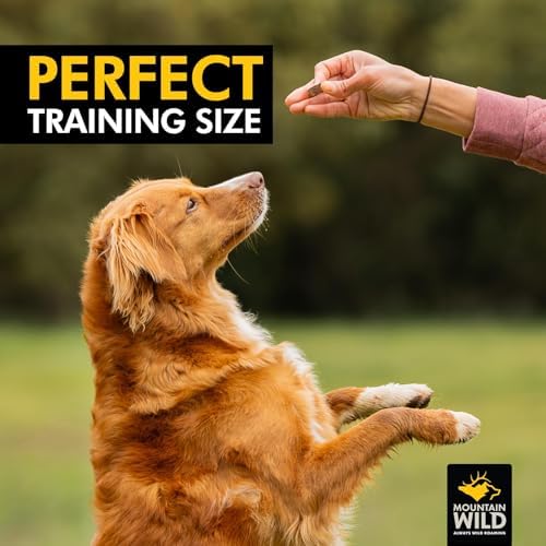 MOUNTAIN WILD Training Treats for Dogs - Wild Elk & Venison - 4oz, 2 Bags