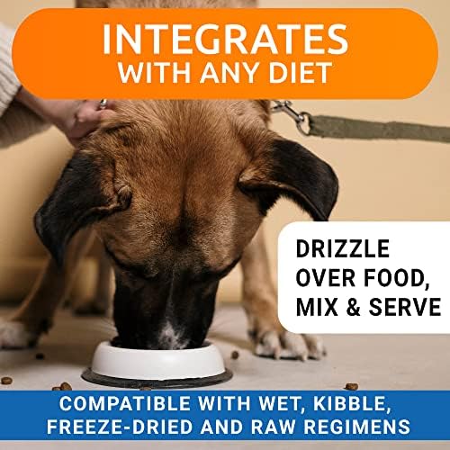 Liquid Glucosamine & Collagen for Dogs, Hip Joint Supplement, Mobility Aid