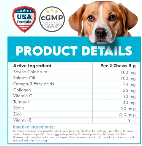 Omega 3 Chews for Dogs - 150Pcs - Dog Skin and Coat Supplement - Rich in EPA & DHA Fatty Acids - Itching Skin Relief Chews - Reduce Hair Shedding - Made with Fish Oil - Chicken