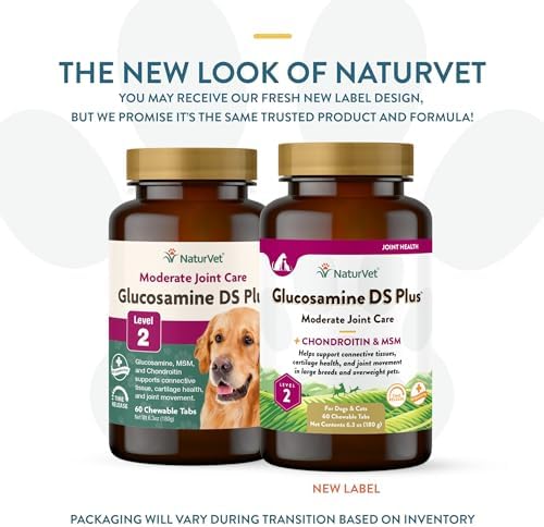 NaturVet Moderate Joint Care with Chondroitin & MSM, Dogs & Cats, 60ct
