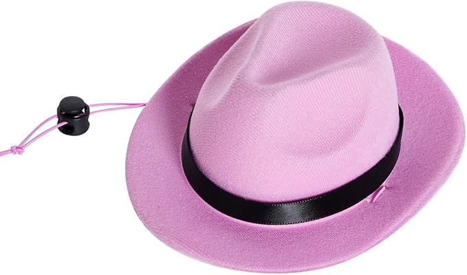 choyaxo Dog Halloween Costumes Pet Cowboy Costume for Dogs Cat Cowboy Hat with Bandana, Cowboy hat:5*6*2inch/ 13*15*5cm, it has a chin strap that make it suitable for most pet. Bandana is 21.5*21.5inch/45*45cm, can be folded for your dog or cat., Pink
