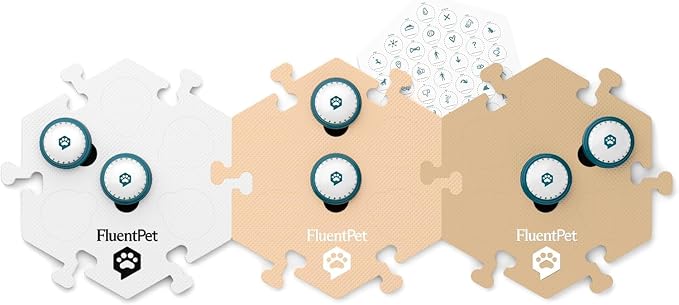 Speak Up Get Started Kit, 6 Buttons & 3 Beige HexTiles