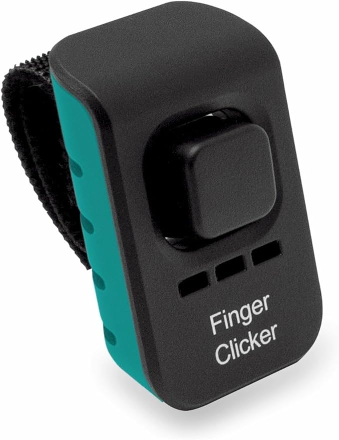 Educator Dog Training Finger Clicker, Teal