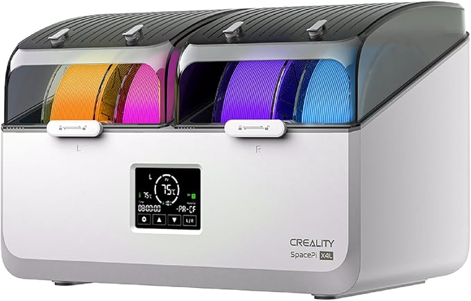 Creality Filament Dryer Box 4 Spools, Space Pi X4L Filament Storage Box