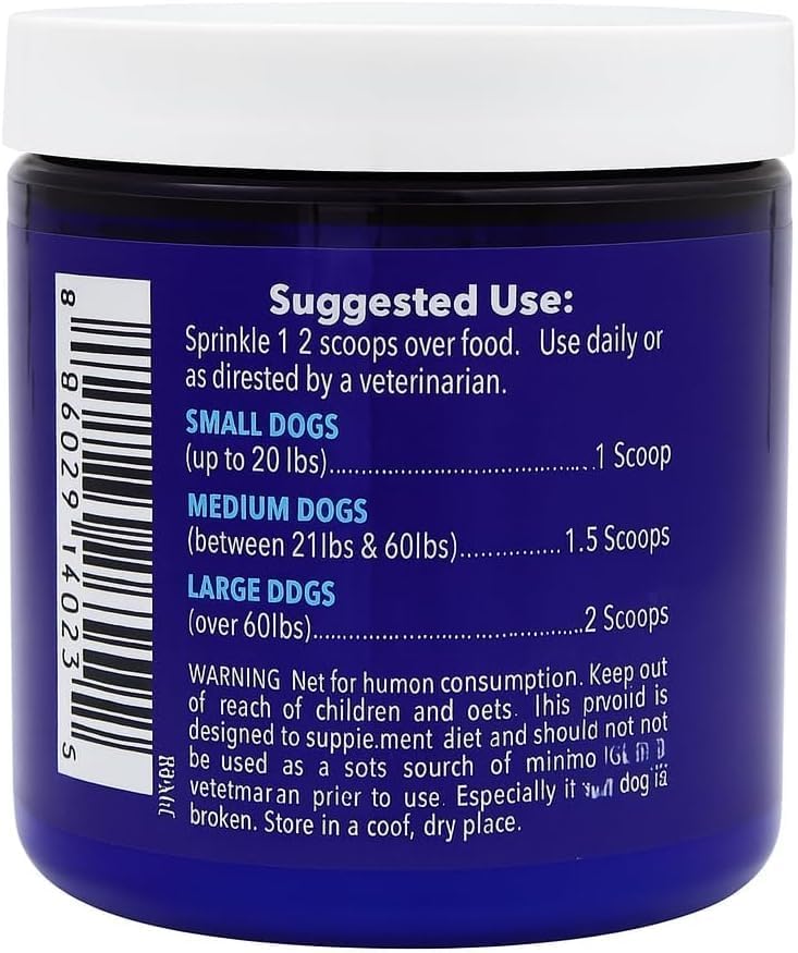 Bone Broth Dog Food Topper – Grass-Fed Beef Bone Broth Powder for Senior Dogs – Hip & Joint, Skin & Coat Support – Glucosamine & Collagen – 60 Servings | Fountain of Woof
