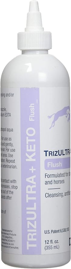 DechraTopical TrizULTRA + Keto Flush for Dogs, Cats & Horses, 12 oz, Basic Pack