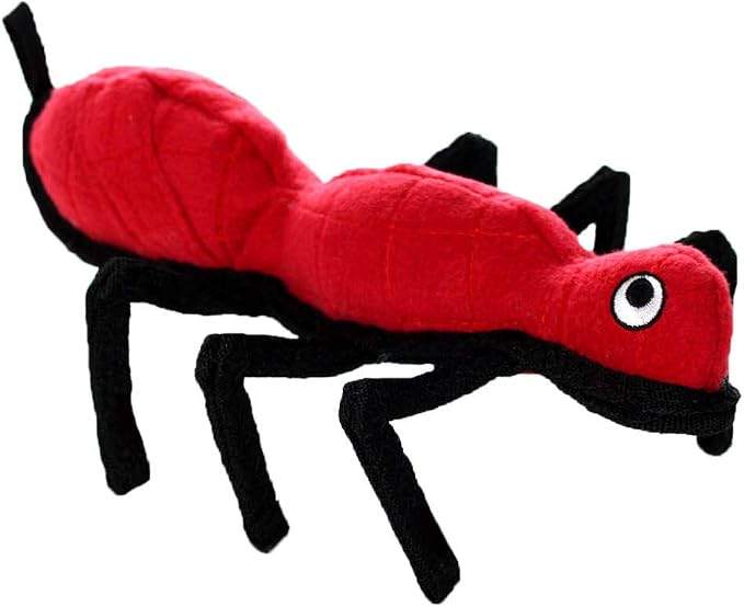 TUFFY® : 2 Pack Ant Dog Toy: Ultra Durable Plush Toy with Multiple Layers & Reinforced Seams, Washable and Floats, Original Construction