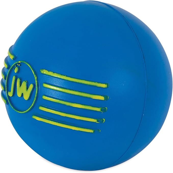 JW PET ISqueak Squeaker Dog & Puppy Fetch Chew Toy MEDIUM BALL 3 PACK