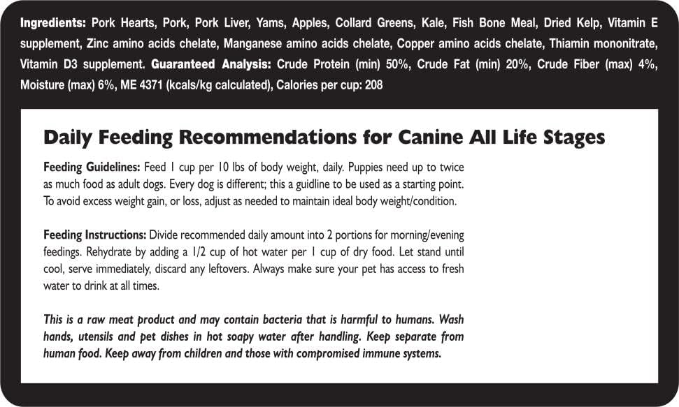Fresh Is Best Pork Freeze Dried Dog Food – Raw Dog Food Toppers for Puppies & Adult Canines – High-Protein Freeze Dried Pork in Resealable Zipper Bag – Made in the USA – 16 oz