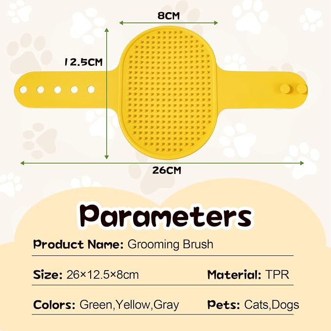 2026 new cat self-cleaning brush, silicone beauty belt pad, adjustable silicone cat comb brush, multifunctional cats comb massager suitable for furniture, sofas, and chair legs (Gray)