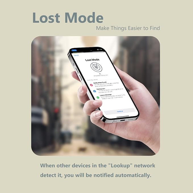 Tactical Dog Outdoor Positioner, Tracker for Pet Only iOS System, Smart Location Tracking Tactical Collar, Map Reality, Works Worldwide with Any Collar, No Other Fees, Find My, Camo