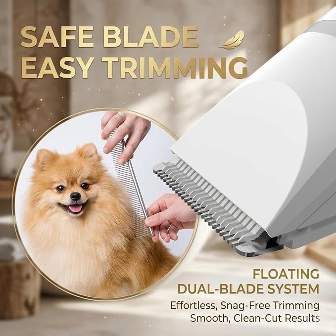IPX7 Waterproof Dog Grooming Kit - Clippers & Nail Grinder