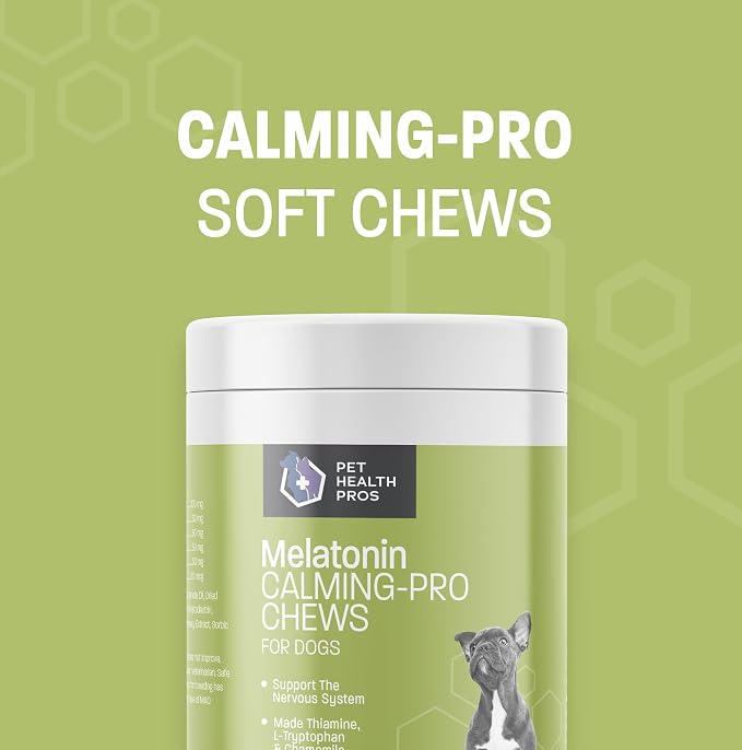 Melatonin Calming-Pro Dog Calming Chews for Dogs, Chamomile, 60-Pack, 60 ct