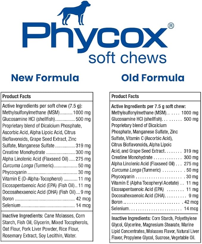 Phycox Dog Joint Supplement Soft Chews, 120 Ct