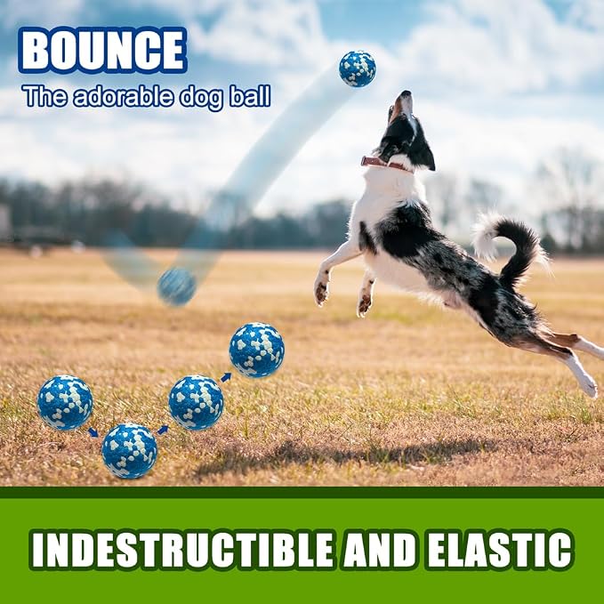 Mankoda Dog Balls, Indestructible Floating Tennis Balls, 2.5in, 1-Pack