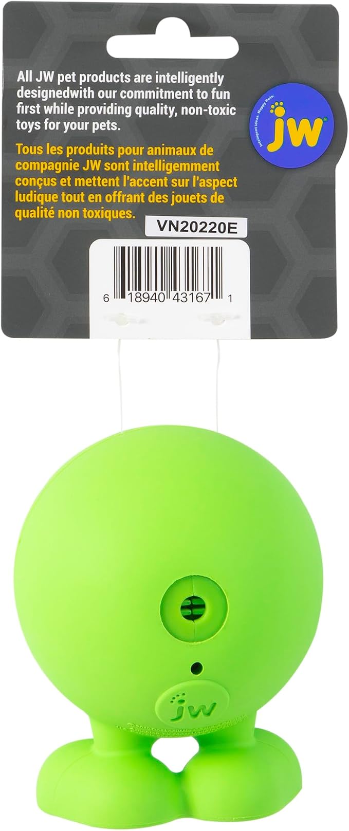JW Pet Company Good Cuz Dog Toy, Medium (Pack of 4)