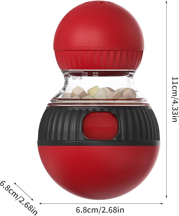 Interactive Puzzle Dog Toy Ball Design Leaking Food Slow Feeder Feeding Toy for Mental