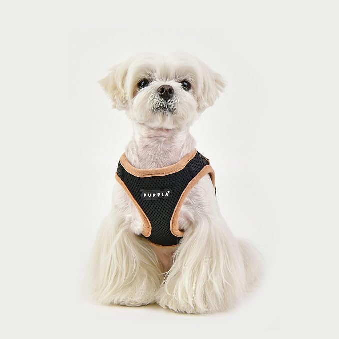 Puppia Soft Vest Harness B II - Black - XL