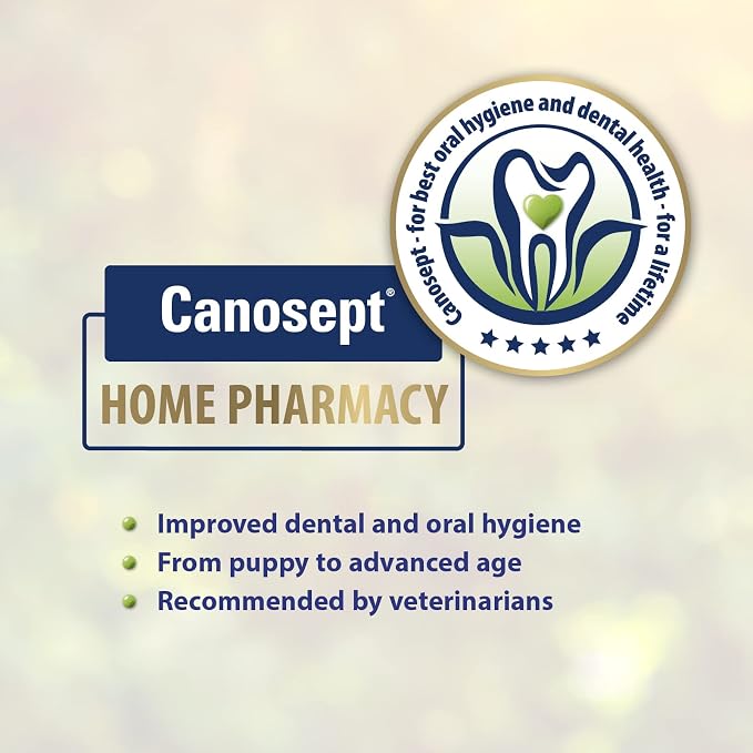 Canosept Dental Care Dog Toothbrush (3 Pieces) - Dog Finger Toothbrush Dog Teeth Cleaning Products - Plaque Remover for Dogs Teeth - Dog Breath freshener - Plaque Off for Dogs