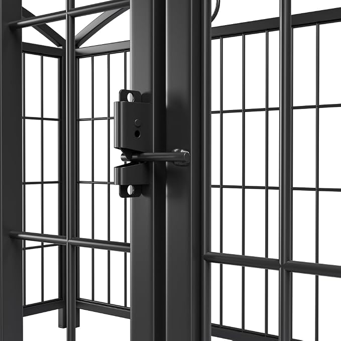 Dog Playpen 24in 8-Panel Metal Fence with Door