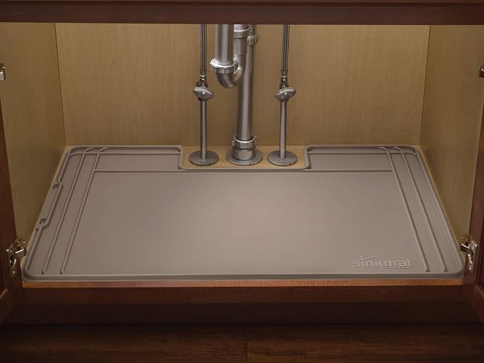 WeatherTech Single High Pet Feeding System w/Plastic Dog/Cat Bowls - 12" High Stand Light Grey (PSH6412LGLG)