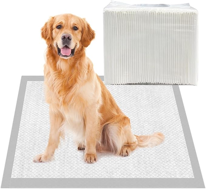 Dog Pee Pads 50 Count, 28'' x 34'' Puppy Pads with Leak-Proof Quick-Dry Design, Pet Training Pads for Potty Training Strong Absorbency