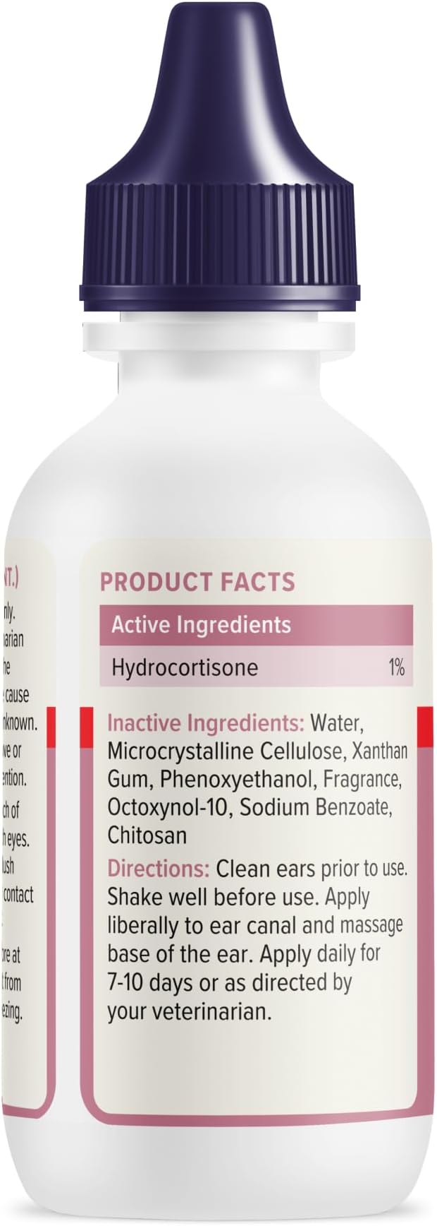 Vetnique Oticbliss Allergy Ear Drops with 1% Hydrocortisone