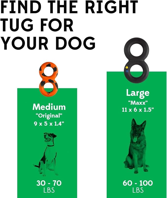 Goughnuts — Dog Toys for Aggressive Chewers | Virtually Indestructible Pull Toy for Breeds Such as Pit Bulls and German Shepherds | Heavy Duty Tug Dog Toy | Medium | Pink