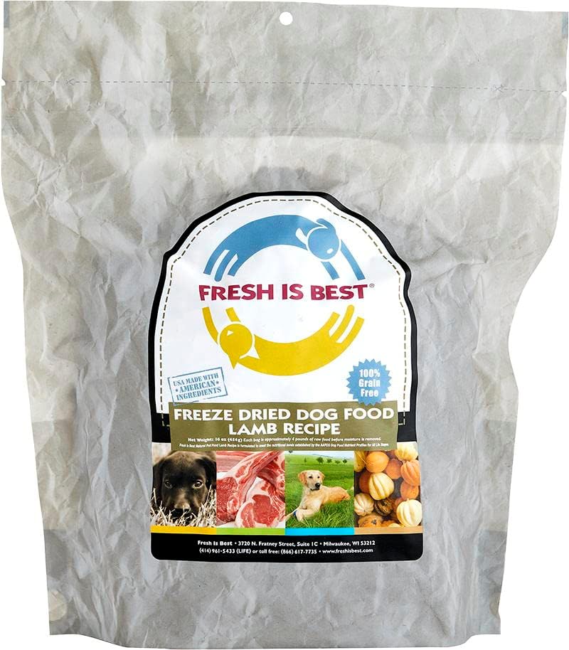 Fresh Is Best Lamb Freeze Dried Dog Food – High-Protein Freeze Dried Lamb