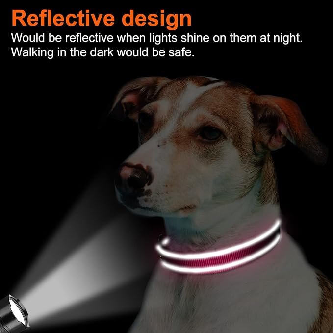 Joytale Dog Harness (Chest: 17-34"), Dog Collar and 6FT x 1" Wide Dog Leash Set, Reflective Padded Nylon Collar and Leash, Adjustable Soft Harness with Handle for Dogs