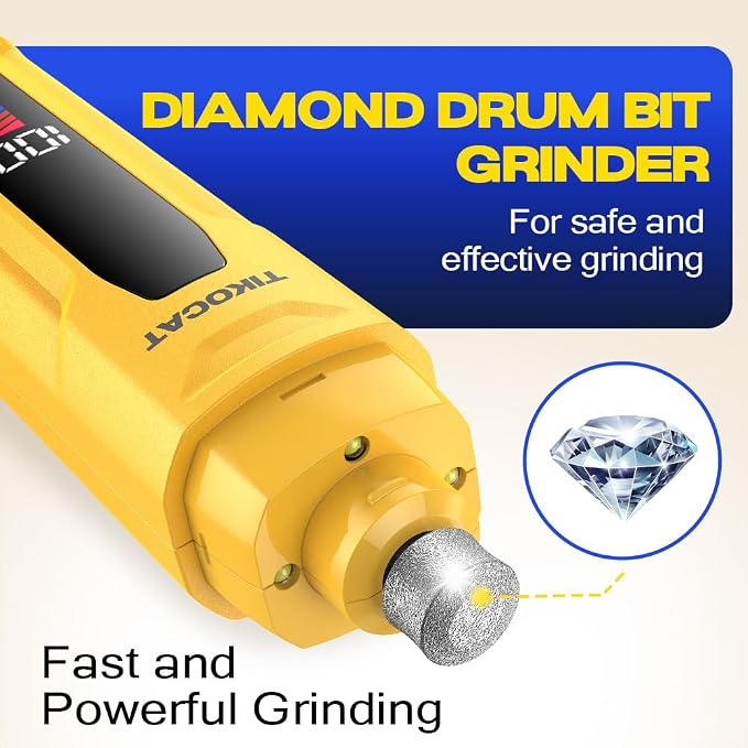 Whisper Quiet Dog Nail Grinder Kit, 6-Speed with 4 LED Lights for Dogs Cats & Sensitive Pets