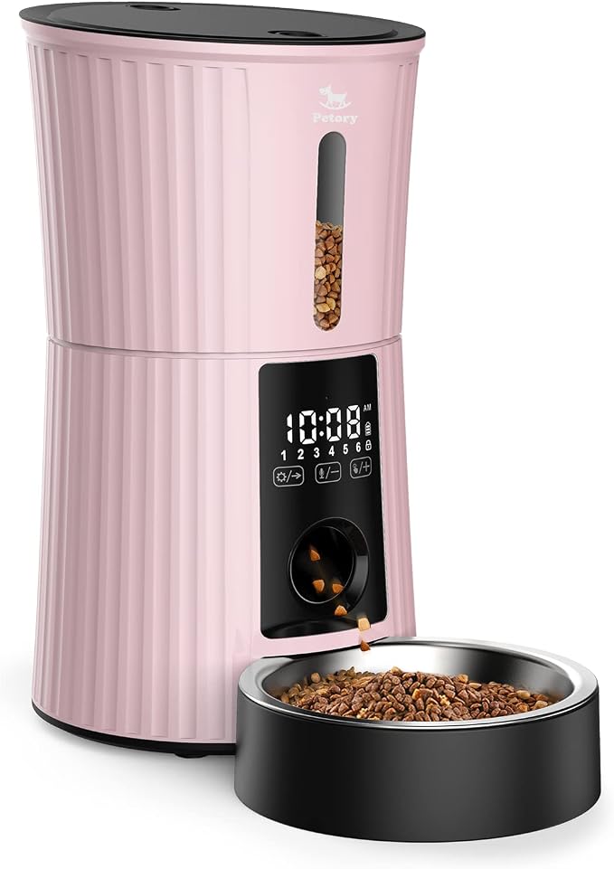 Petory Timed Automatic Cat Feeders, 4L