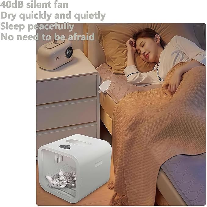68L Pet Grooming Dryer,Box Ultra Quiet Pet Hair Dryer,2000w negative ion power for hair care,Automatic Pet Dryer box for Dogs, Cats,15-minute quick drying,Hair Grooming Dry Box,360 Drying Cozy