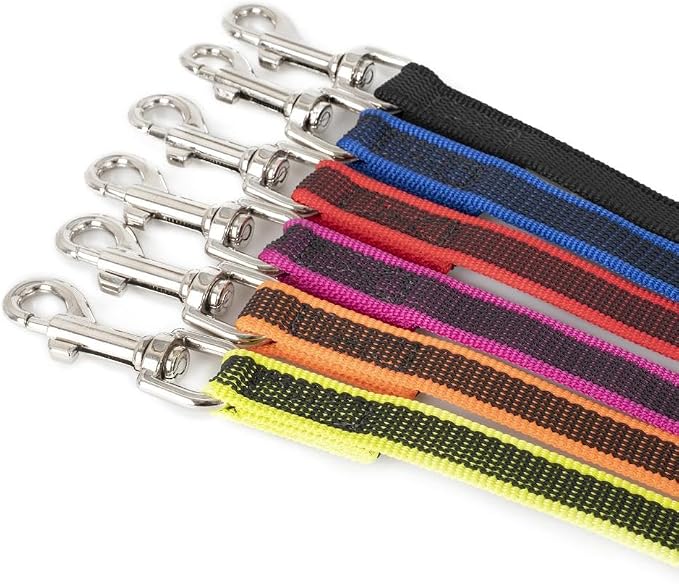 Color & Gray Super-Grip Leash with Handle, 0.79 in x 32.8 ft, Blue-Gray