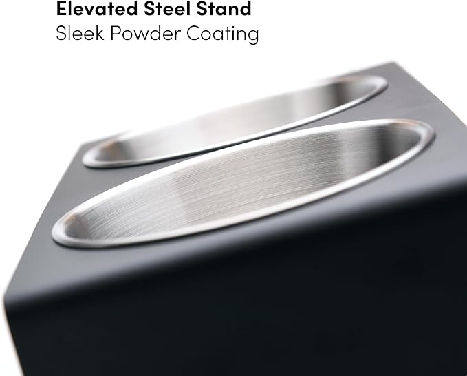 xympo Elevated Pet Bowl, for Cats and Small Dogs
