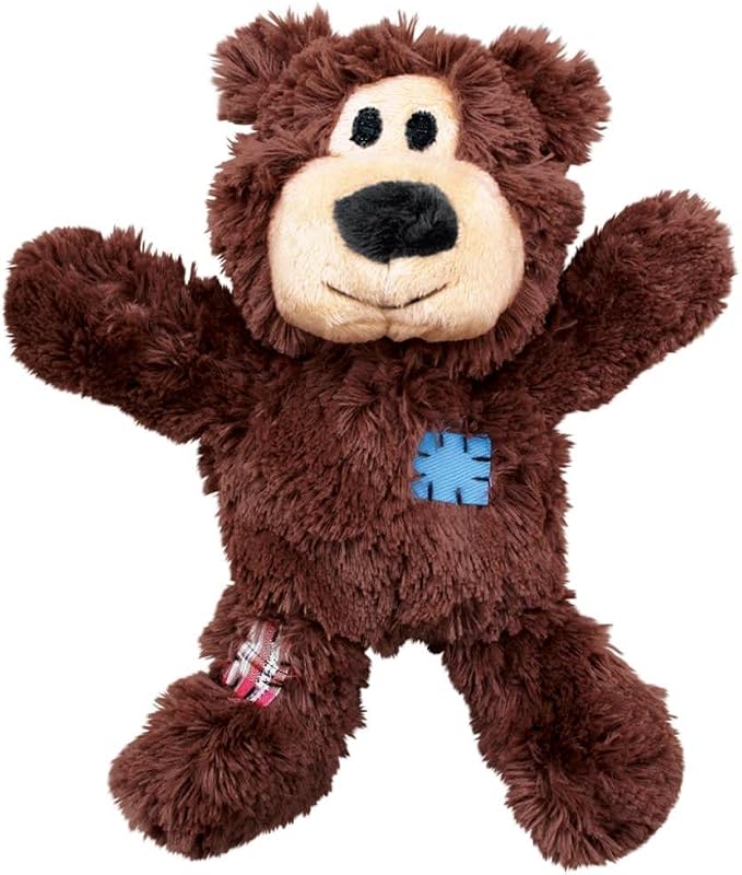 Kong Wild Knots Bears Durable Dog Toys Size:Small/Med Pack of 2 Small Breeds