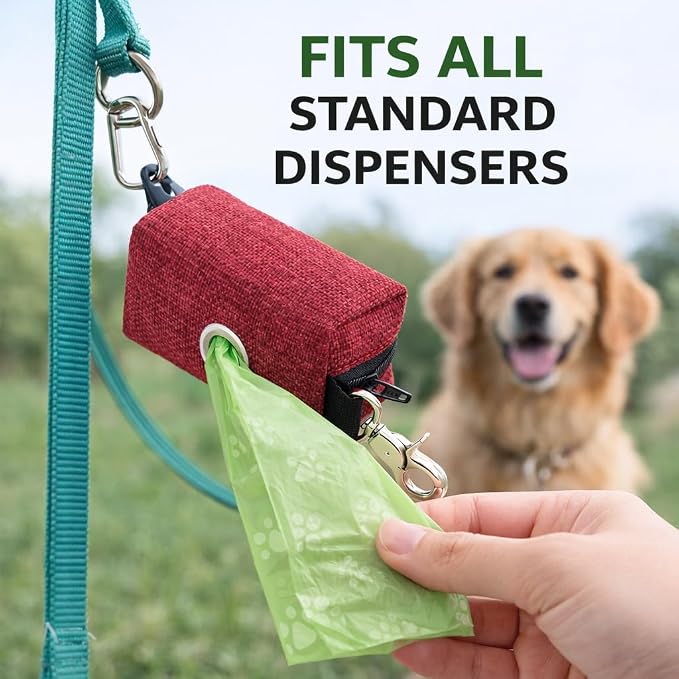 Dog Poop Bags 360 Count – Strong Leak-Proof, Easy Tear, Eco Friendly Biodegradable Waste Bags for Dogs & Cats, Unscented