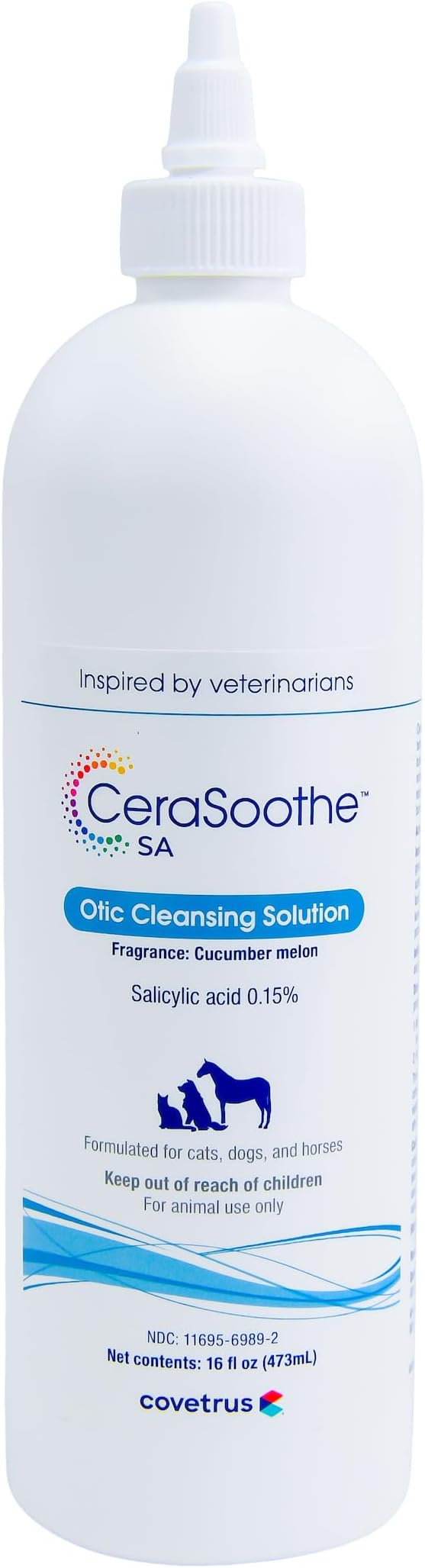 Covetrus CeraSoothe SA Ear Cleansing Solution, 16 oz