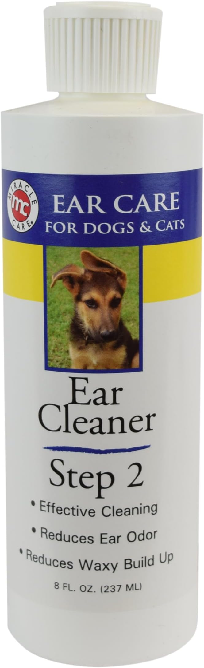 Miracle Care Ear Cleaner for Dogs and Cats, 8 oz