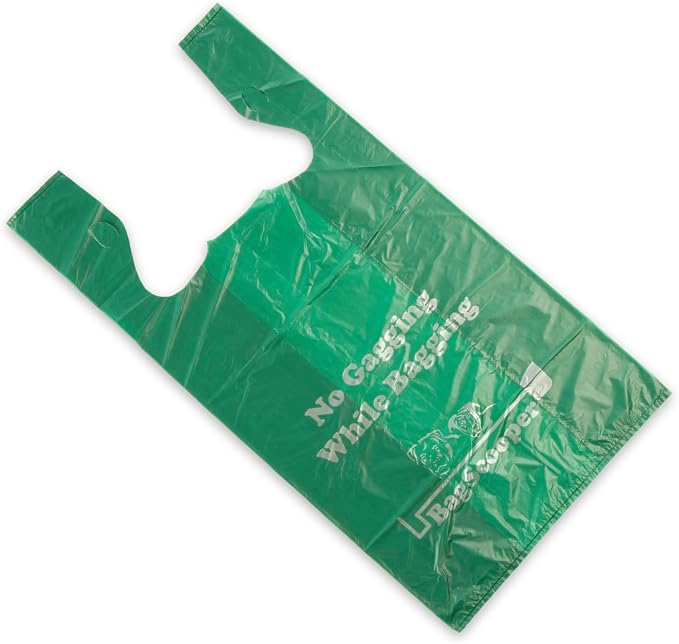 Large Dog Waste Bags 3 Pack 150 Count with easy-tie long handles, unscented, custom fit for Bag Scooper pooper scooper