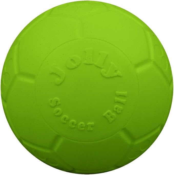 Jolly Pets Medium Jolly Soccer Ball, Floating-Bouncing, 6in, Ocean Blue