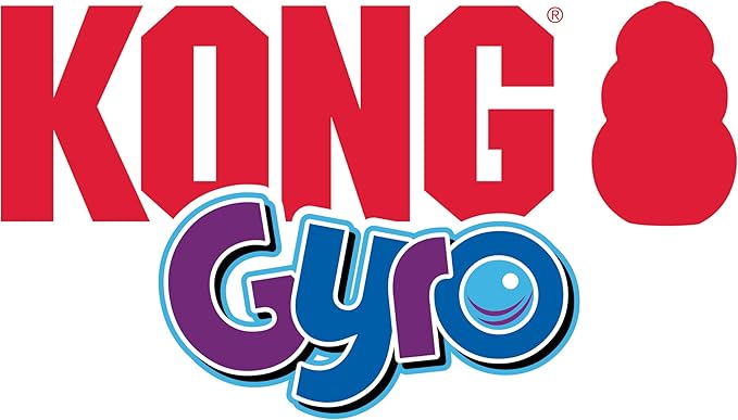 KONG Gyro - Interactive Dog Toy for Treat Dispensing - Dog Slow Feeder for Healthy Eating - for Medium/Large Dogs
